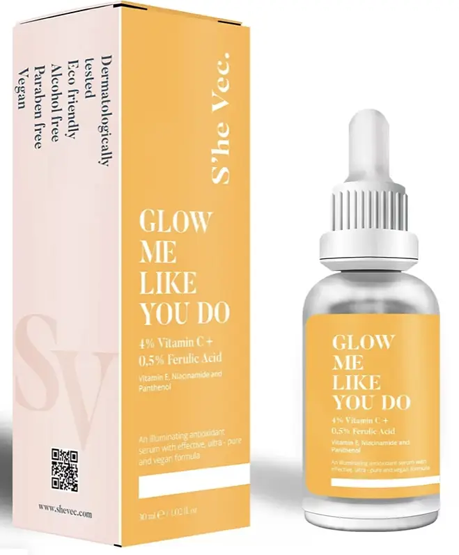 S'he vec Glow Me Like You Do 4% Vitamin C + 0.5% Ferulic Acid