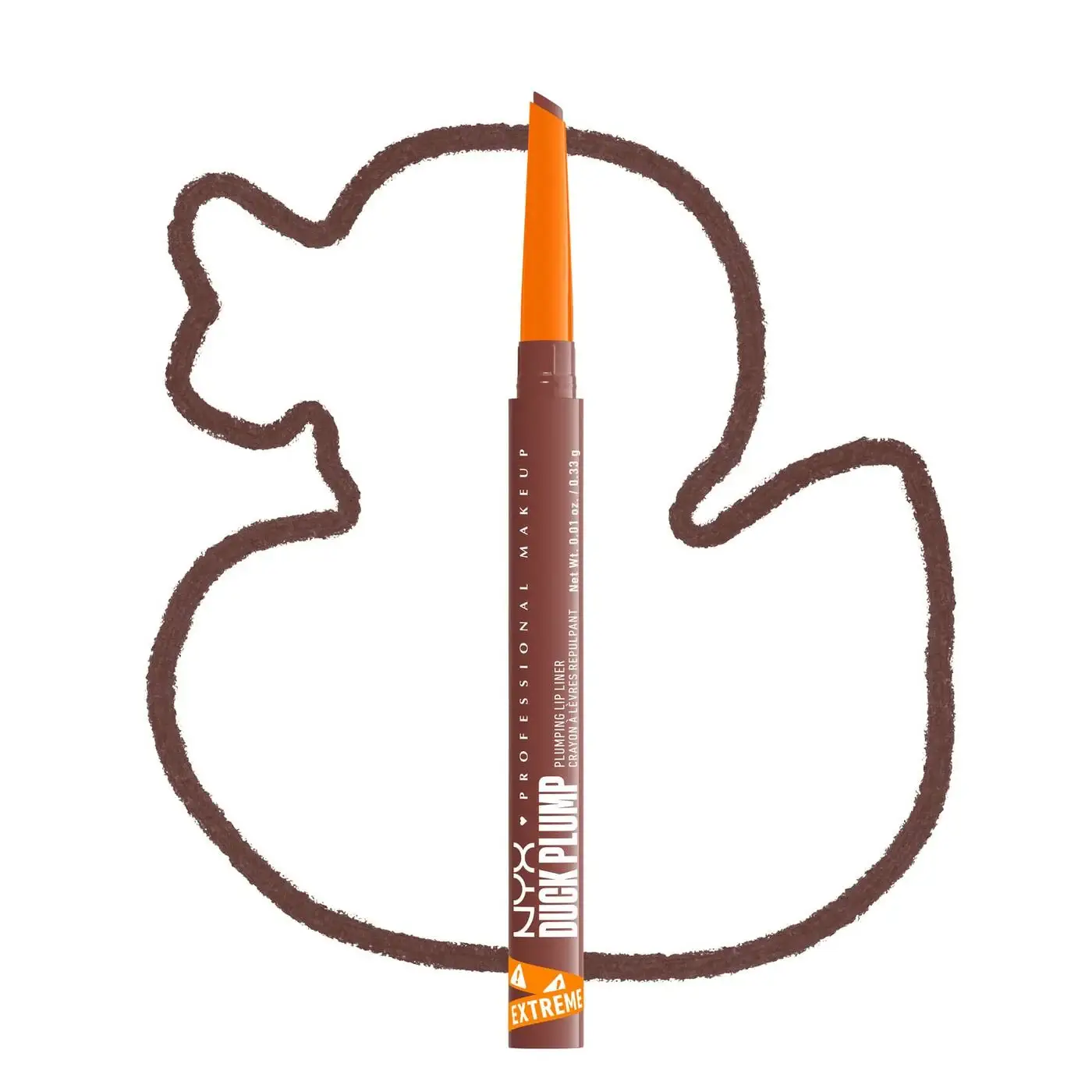 NYX Cosmetics Duck Plump Plumping Lip Liner 06 Nude Flip