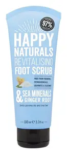 Happy Naturals Revitalising Foot Scrub Sea Minerals & Ginger Root
