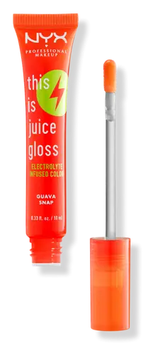 NYX Cosmetics This is Juice Gloss Hydrating Lip Gloss Guava Snap