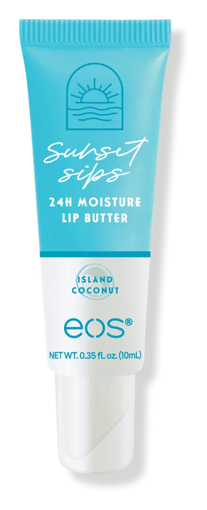 EOS Sunset Sips 24H Lip Butter Island Coconut