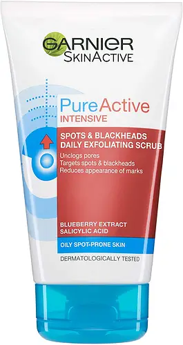 Garnier Pure Active Intensive Daily Exfoliation Scrub Spots & Blackheads