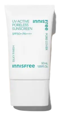 innisfree UV Active Poreless Sunscreen SPF 50+ PA++++ (Ingredients