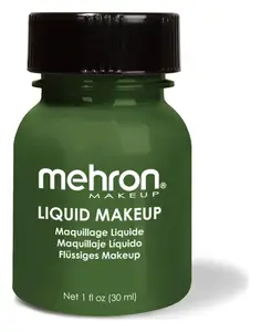 Mehron Makeup Liquid Makeup Green