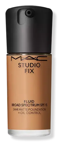 Mac Cosmetics Studio Fix Fluid SPF 15 24HR Matte Foundation + Oil Control NC45.5