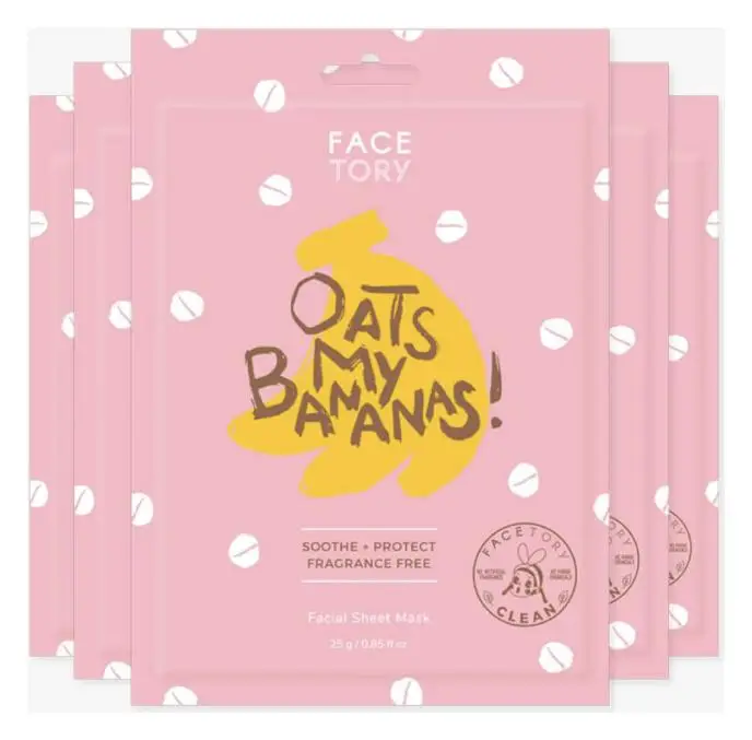 Facetory Oats My Bananas Sheet Mask - Soothing & Protecting