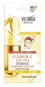 Victoria Beauty Vitamin C Age Pro SOS Sheet Mask