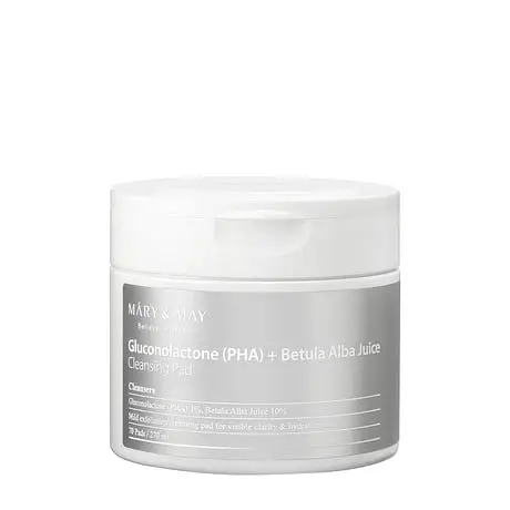Mary & May Gluconolactone (PHA) + Betula Alba Juice Cleansing Pad