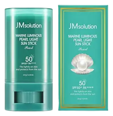 JMsolution Marine Luminous Pearl Sun Stick SPF50 PA++++ Light