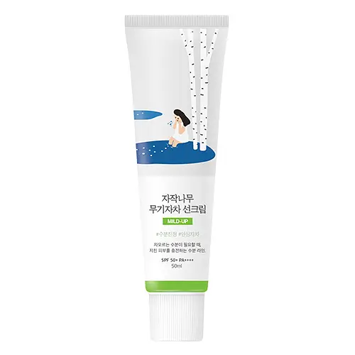 Round Lab Birch Juice Moisturizing Mild-Up Sun Cream SPF 50+ PA++++