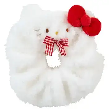 Sanrio Face Mascot Scrunchie Hello Kitty