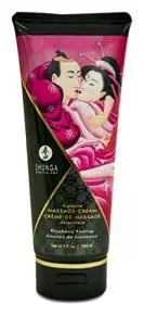 Shunga Kissable Massage Cream Raspberry Feeling