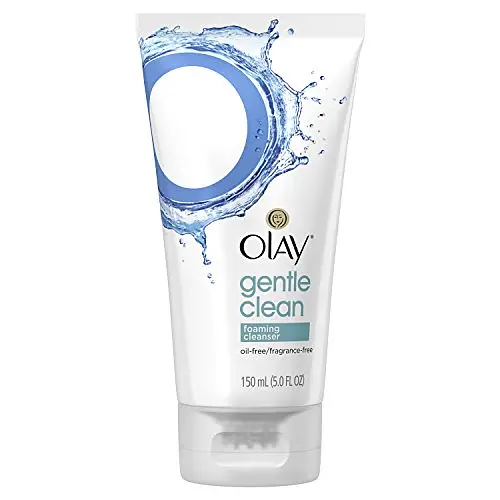 Olay Unscented Gentle Clean Foaming Face Cleanser for Sensitive Skin