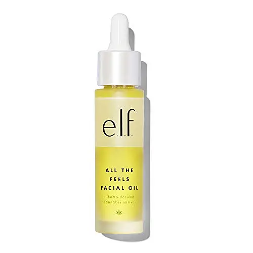 e.l.f. cosmetics All the Feels Facial Oil + hemp-derived Cannabis Sativa Seed Oil