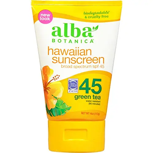 Alba Botanical Hawaiian Sunscreen Green Tea SPF 45