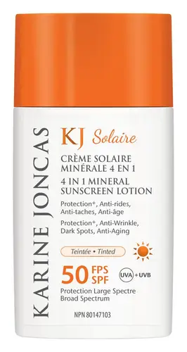 Karine Joncas 4 In 1 Mineral Sunscreen Lotion SPF 50 Tinted