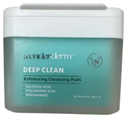 Wonderderm Deep Clean Exfoliating Cleansing Pads