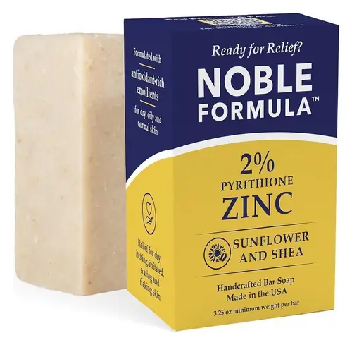 Noble Formula Sunflower & Shea 2% Pyrithione Zinc (ZnP) Bar Soap