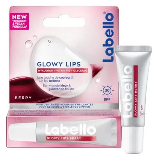 Labello Glowy Lips Berry SPF 30