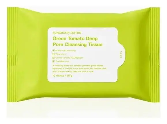 Sungboon Editor Green Tomato Deep Pore Cleansing Tissue