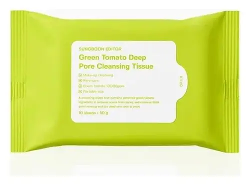 Sungboon Editor Green Tomato Deep Pore Cleansing Tissue