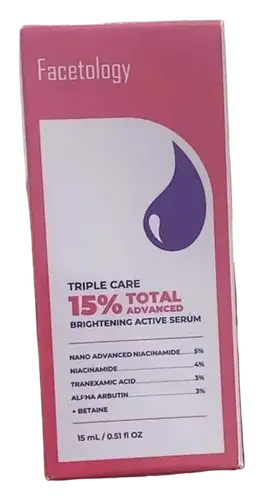 Facetology Triple Care 15% Total Advanced Brightening Active Serum