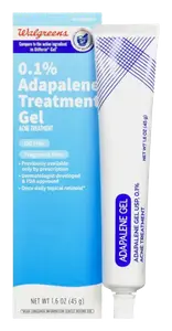 Walgreens 0.1% Adapalene Treatment Gel Fragrance Free