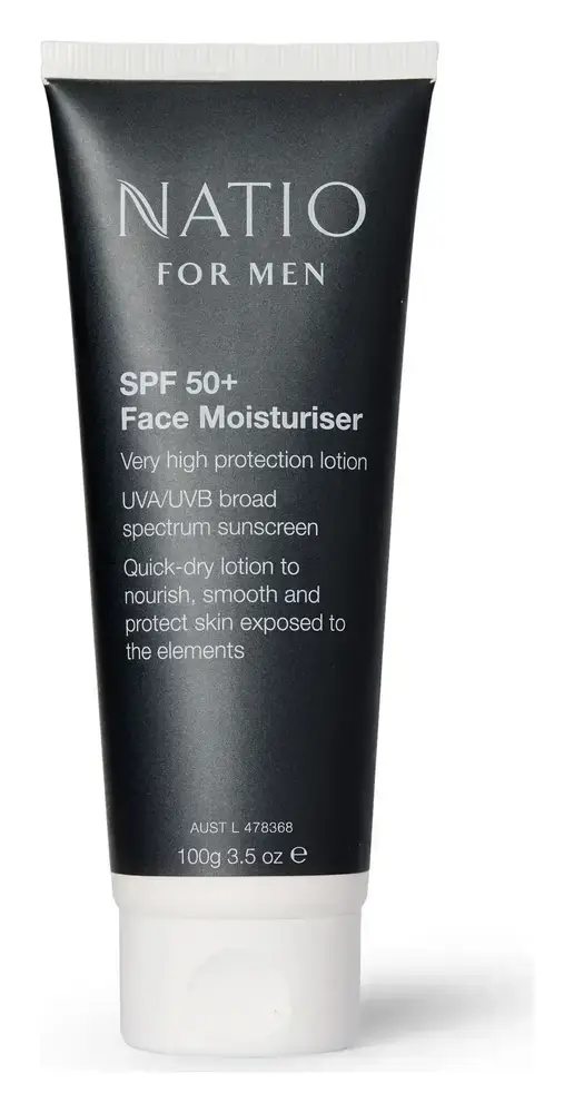 Natio For Men Face Moisturiser SPF 50+