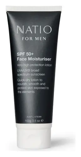 Natio For Men Face Moisturiser SPF 50+
