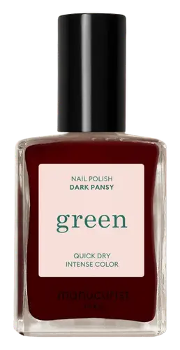 Manucurist Green Natural Nail Polish Dark Pansy