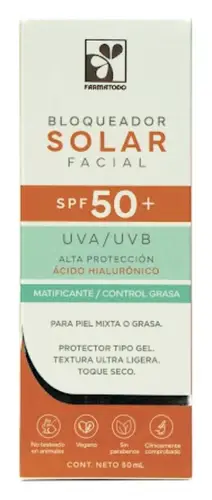 Farmatodo Bloqueador Solar Facial Matificante SPF 50+