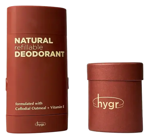 Hygr Smell Be Gone Natural Refillable Deodorant Rose Geranium