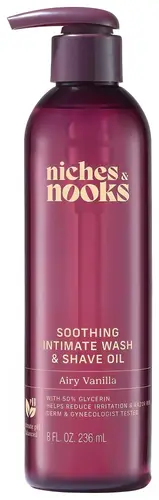 Niches & Nooks Soothing Intimate Wash & Shave Oil Airy Vanilla