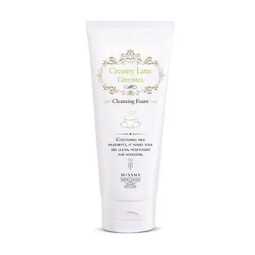 Missha Creamy Latte Green Tea Cleansing Foam