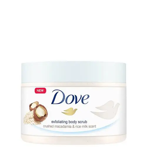 Dove Exfoliating Body Polish Macadamia & Rice Milk