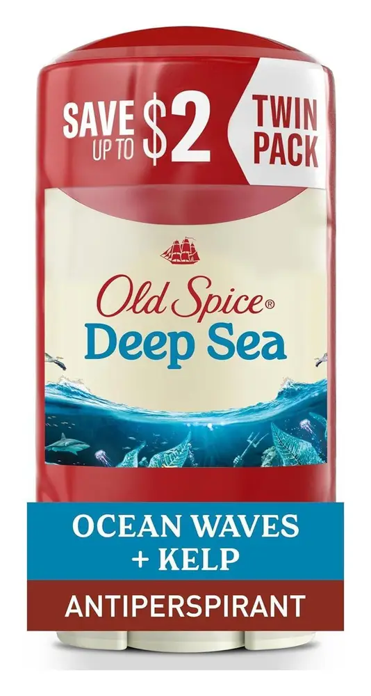 Old Spice GentleMan's Deep Sea Antiperspirant Deodorant Ocean Waves + Kelp