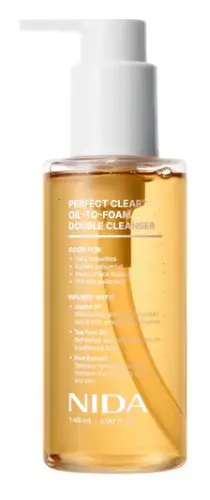 Nida Perfect Clear Oil-To-Foam Double Cleanser