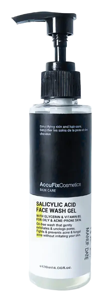 Accufix Cosmetics Salicylic Acid Face Wash Gel