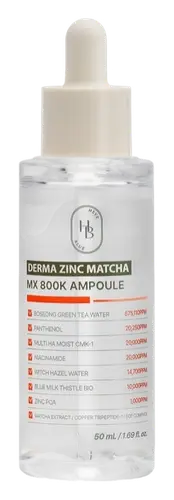 Heveblue Derma Zinc Matcha Mx 800k Ampoule
