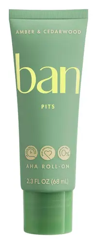Ban AHA Roll-On Deodorant Amber & Cedarwood