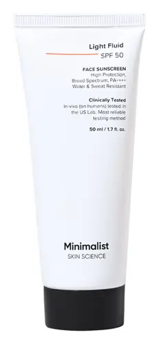Minimalist Light Fluid SPF 50 Sunscreen