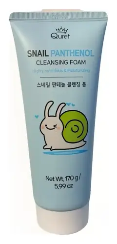 QURET Snail Panthenol Cleansing Foam
