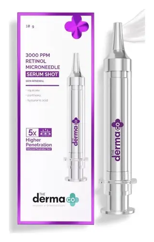 The Derma Co 3000 PPM Retinol Microneedle Serum Shot