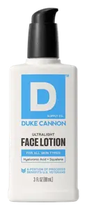 Duke Cannon Ultralight Face Lotion