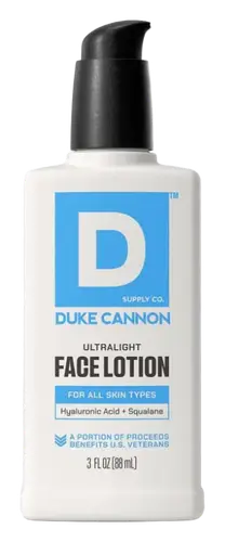 Duke Cannon Ultralight Face Lotion