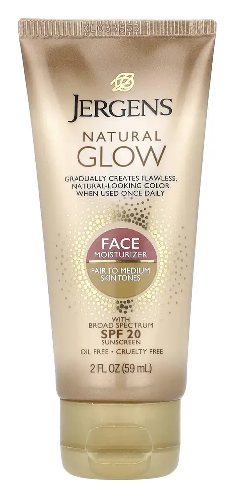 Jergens Skincare Natural Glow Face Moisturizer SPF 20 Fair To Medium