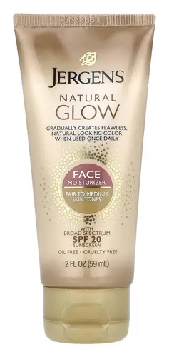 Jergens Skincare Natural Glow Face Moisturizer SPF 20 Fair To Medium
