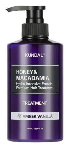 Kundal Honey & Macadamia Hydro-Intensive Protein Premium Hair Treatment Amber Vanilla