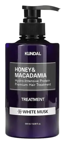 Kundal Honey & Macadamia Hydro-Intensive Protein Premium Hair Treatment White Musk