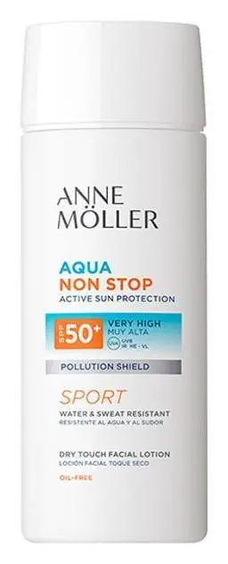 Anne Moller Aqua Non Stop Active Sun Protection Dry Touch Facial Lotion SPF 50+